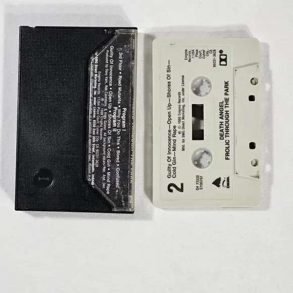 1988 Death Angel Frolic Through the Park Cassette Classic Metal Vintage - Picture 2 of 3